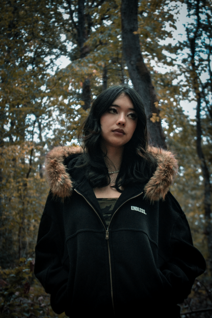 Hunt Fur Zip Hoodie