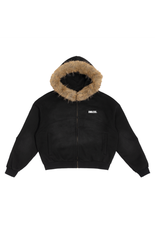 Hunt Fur Zip Hoodie