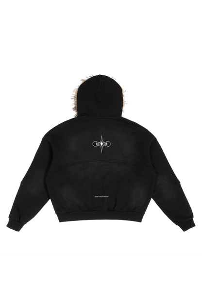 Hunt Fur Zip Hoodie